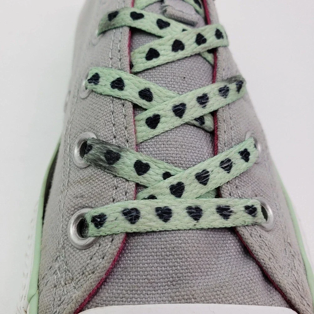 Converse All Star Double Tongue Girls Sz 5Y Womens Sz 6.5 Gray Low Shoes